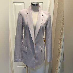Light Lavender Single-Button Women's Blazer